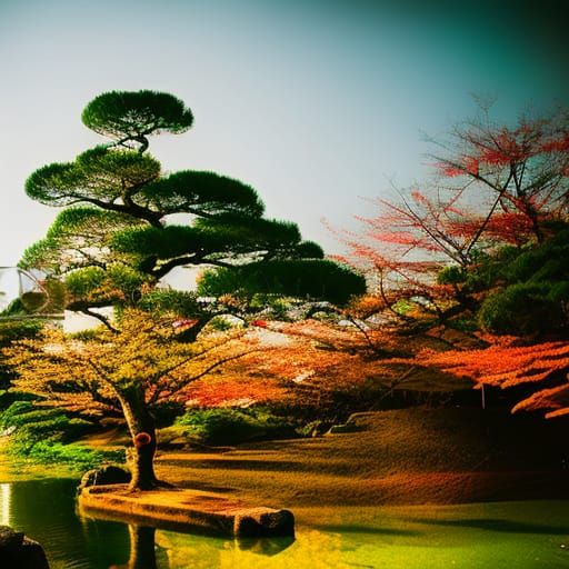 Japanese Landscape Photography with Bokeh