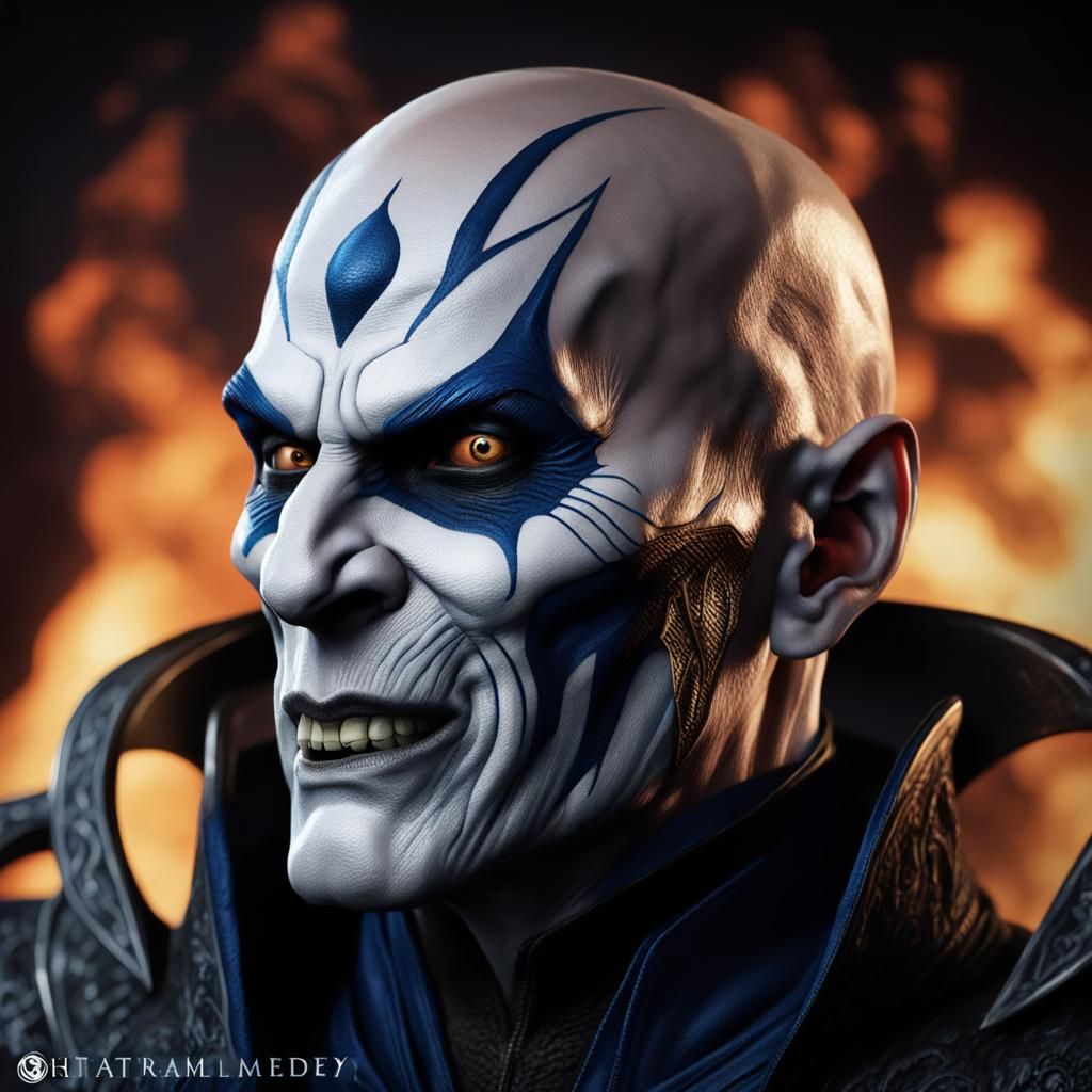 Quan Chi: Ultrarealistic Mortal Kombat Villain Portrait