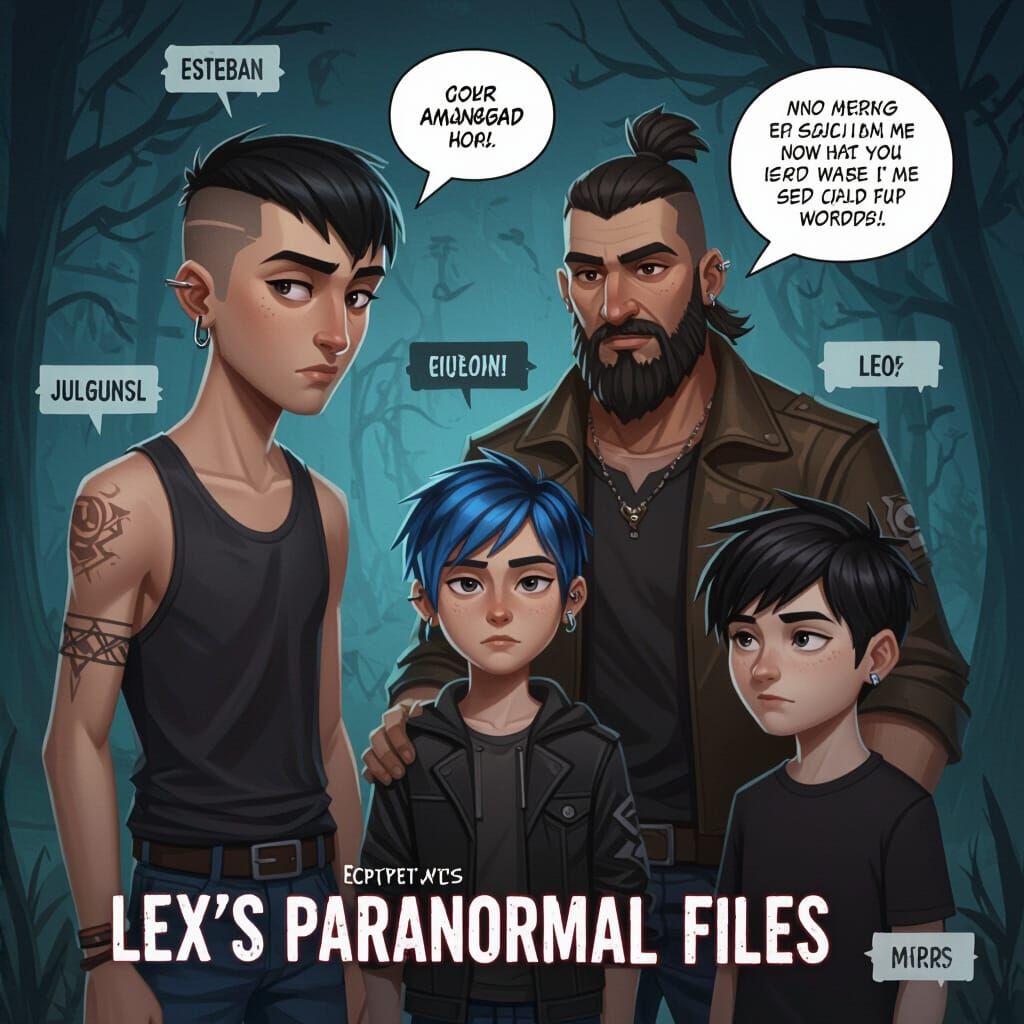 Group of Young Investigators in American Animation Style