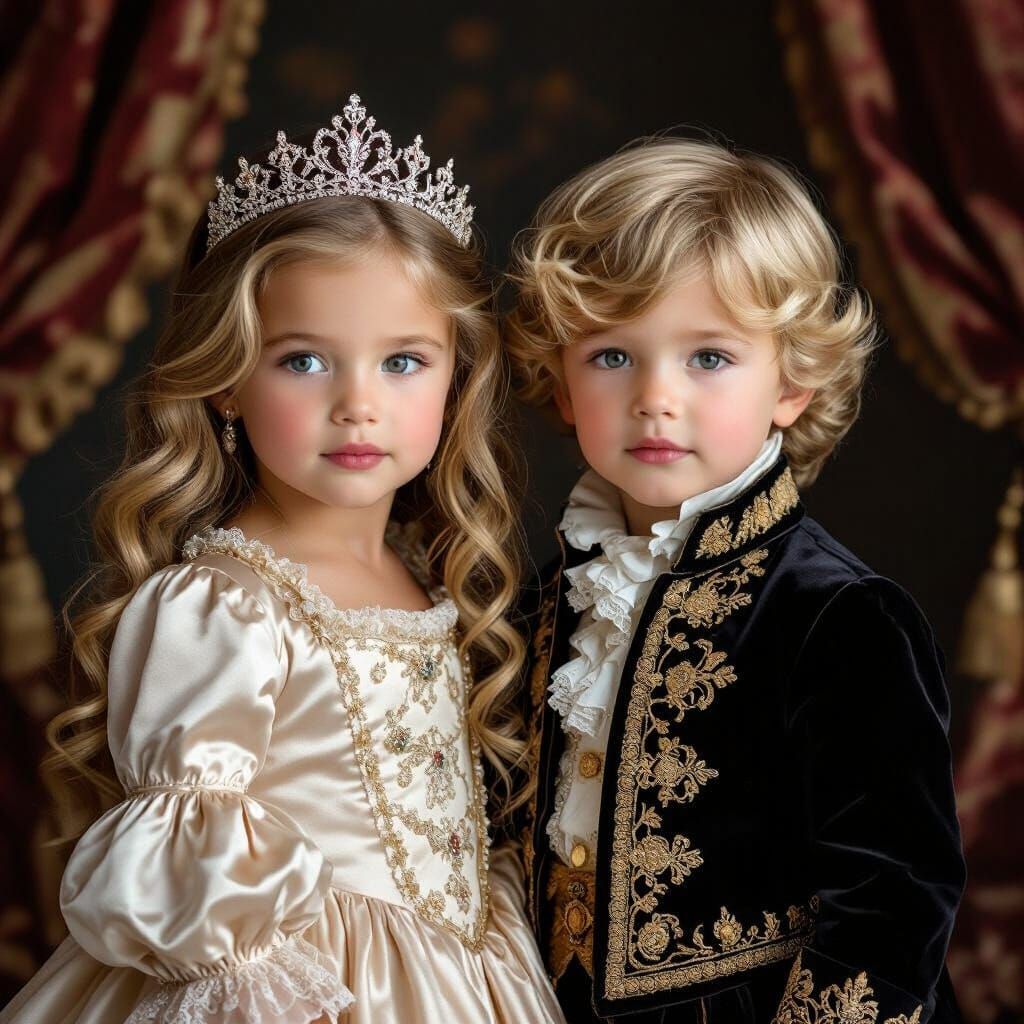 Royal Twins in Baroque Style