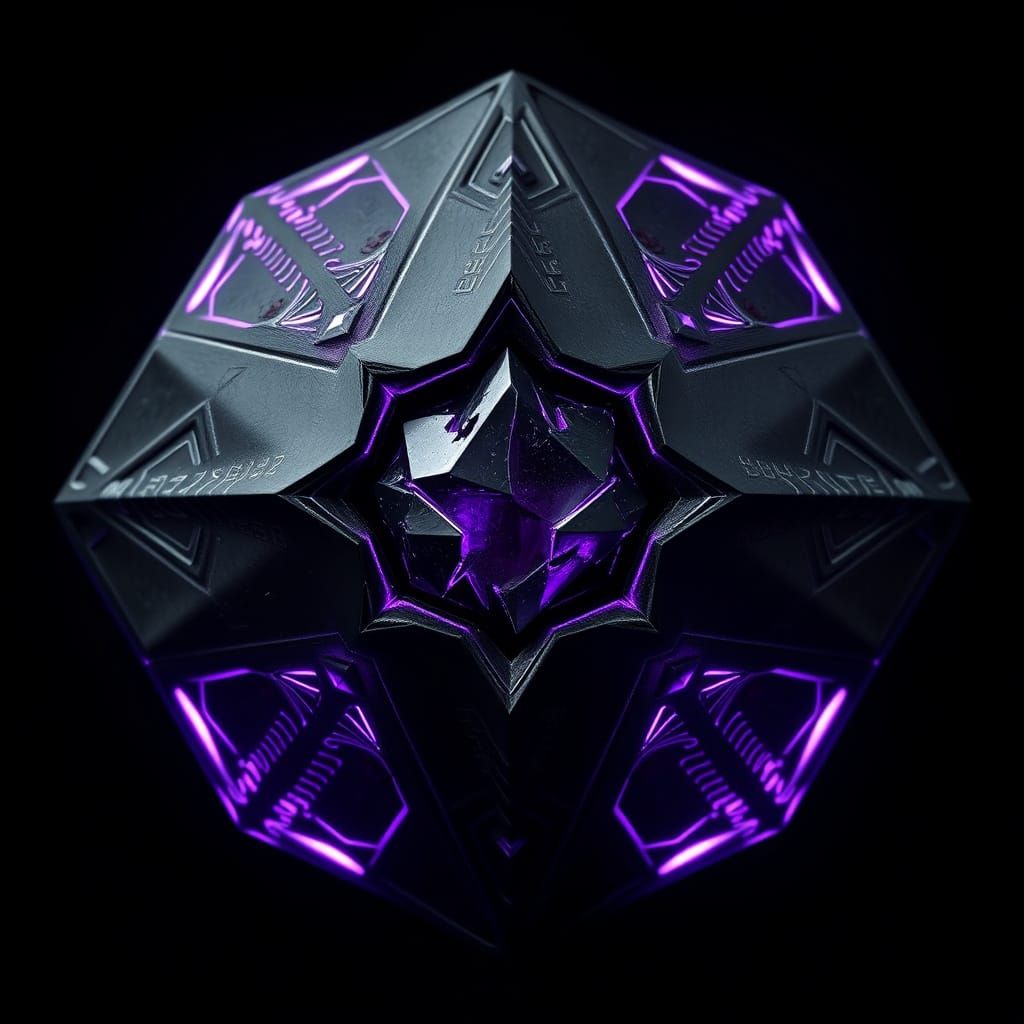Dark Sith Holocron Design: A Twisted Polyhedron of Power
