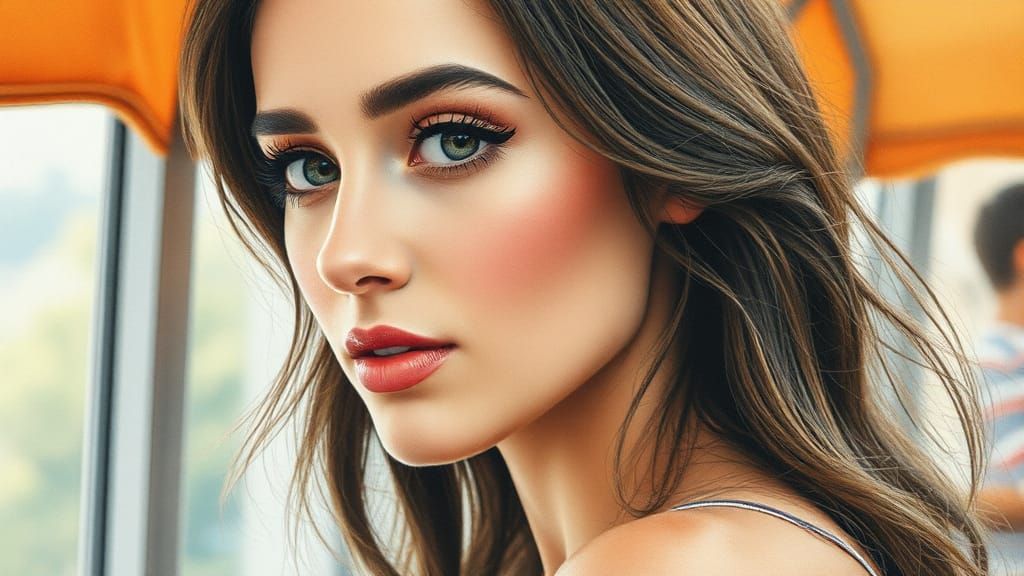 Hyperdetailed Charcoal Drawing of a Flawless Figure