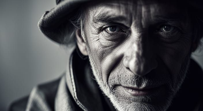 Intense Portrait in the Style of Lee Jeffries