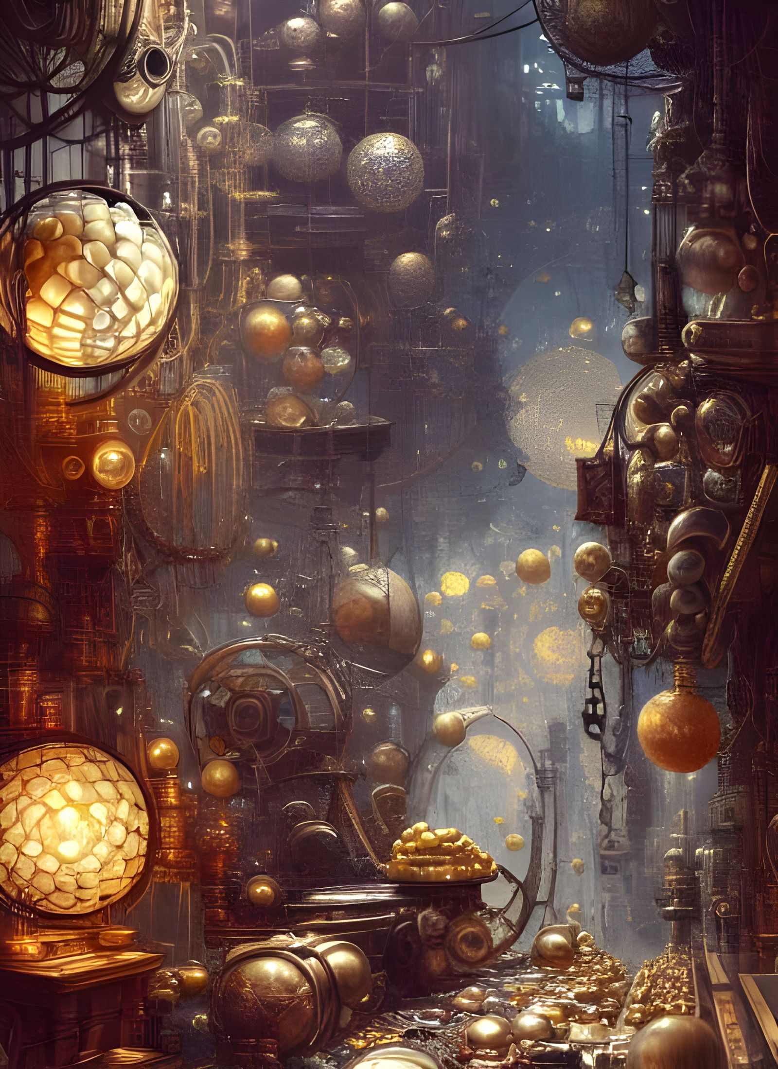 Cornpunk Workshop with Magical Golden Textures