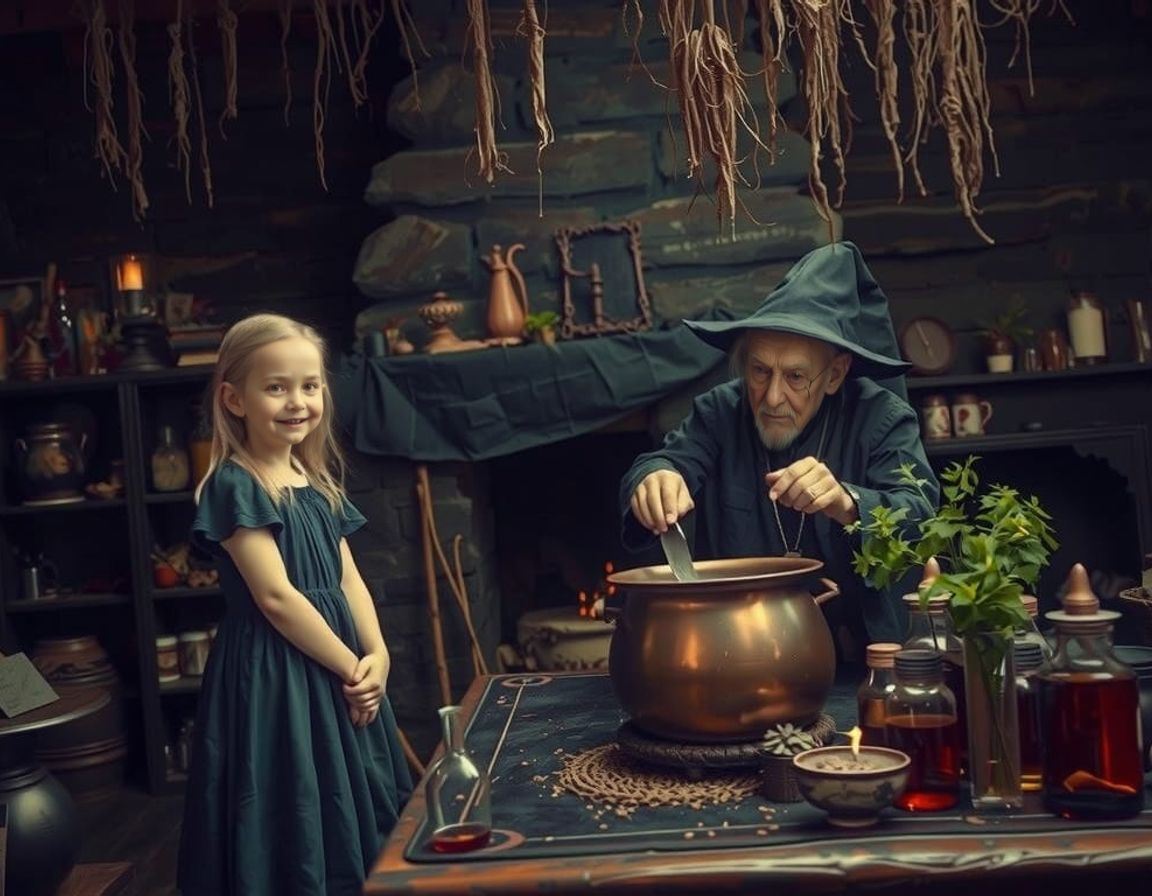 Preparing a magic potion