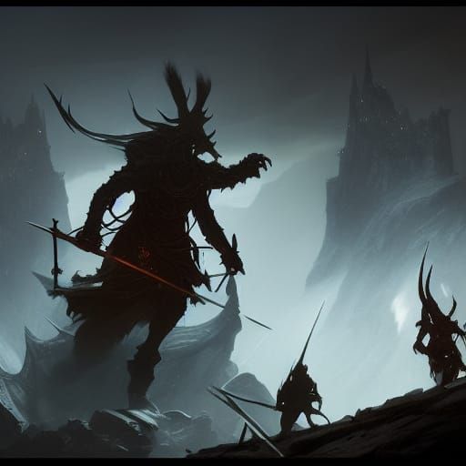 Dark Fantasy Dungeons and Dragons Concept Art