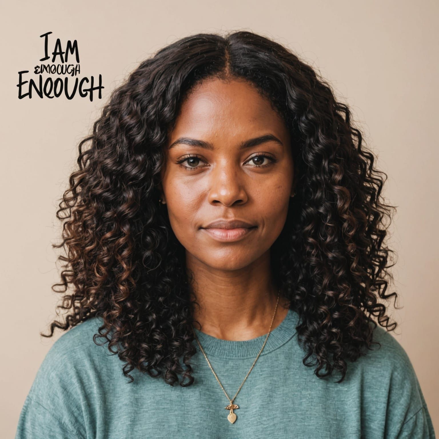 A Self-Assured Figure Embracing Inner Strength