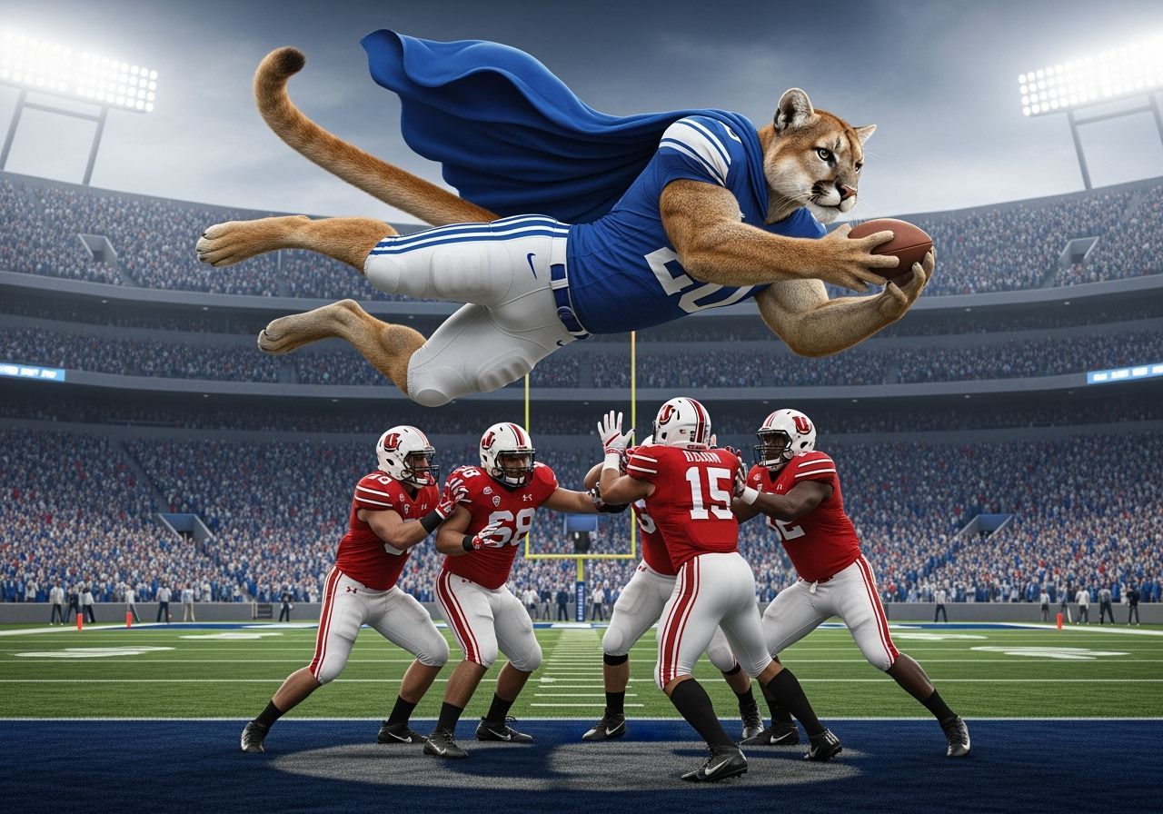 Mountain Lion Football Hero Makes Diving Catch