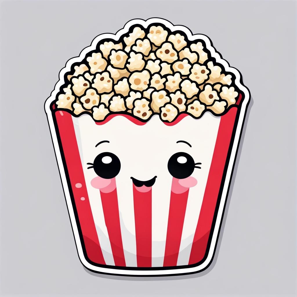 Kawaii Popcorn
