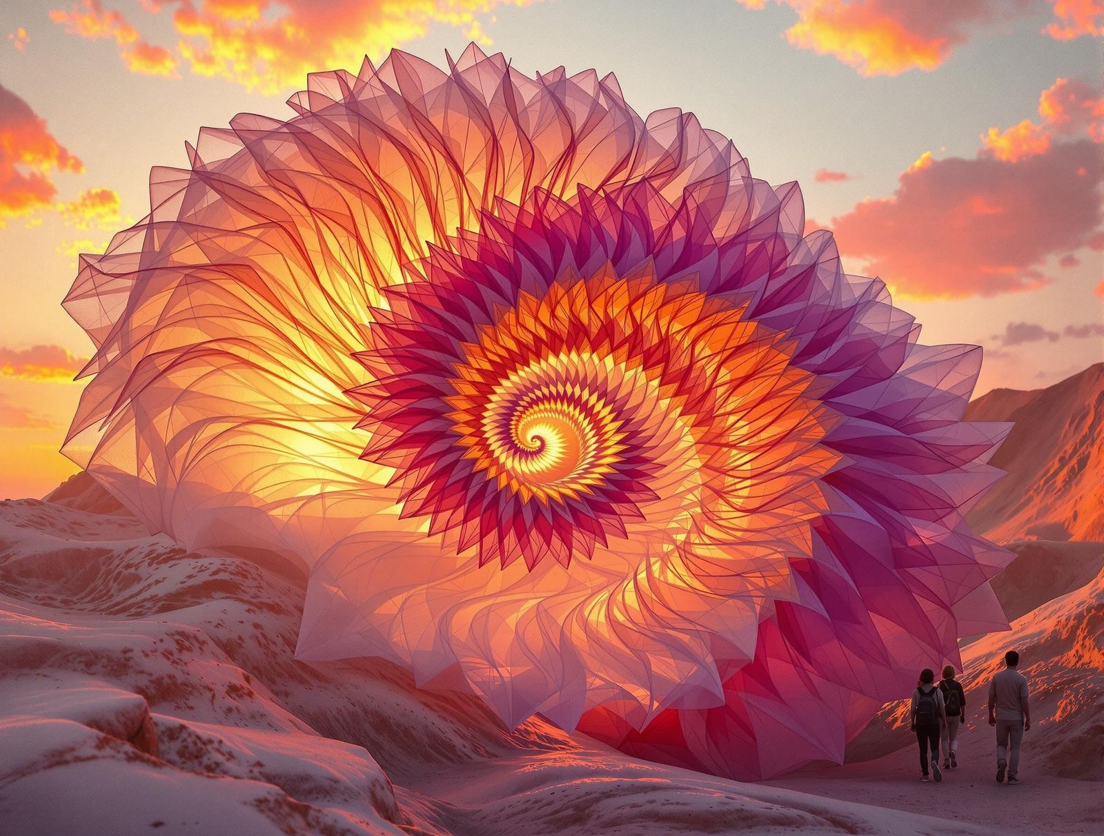 Tulle Ammonite: Anthropomorphic Sea Creature