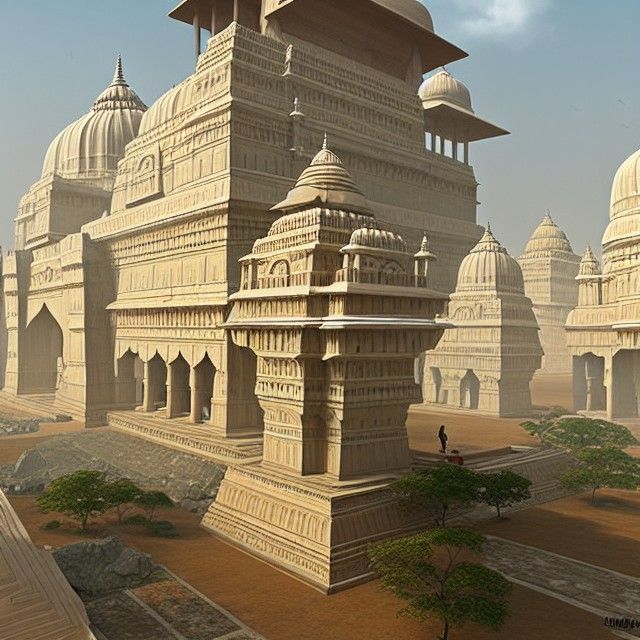 Futuristic ancient India