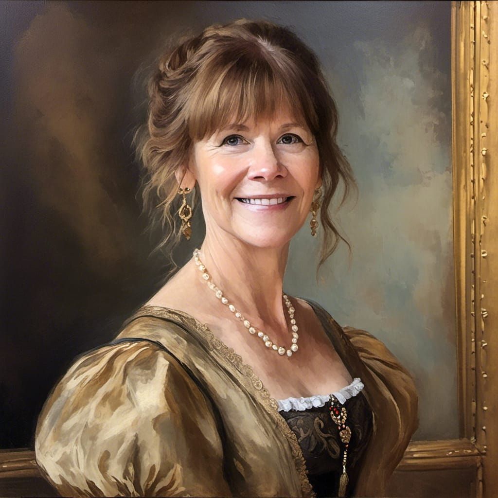 Victorian Portrait of a Refined Young Woman