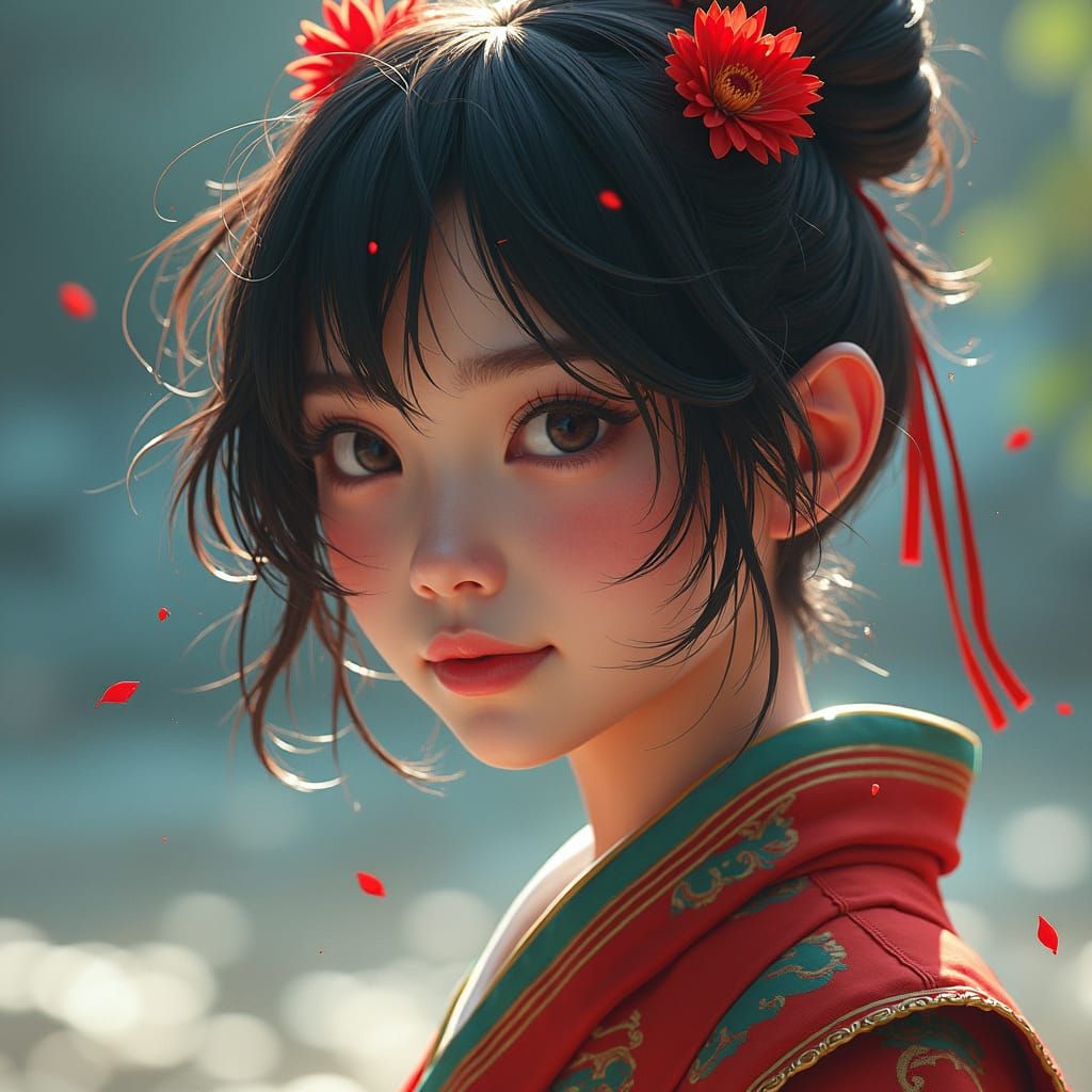 Usagi Tsukino as Malay-Japanese Descent, Detailed Art