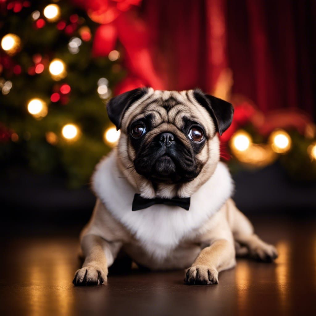 Pugs Perform Christmas Ballet on Stage
