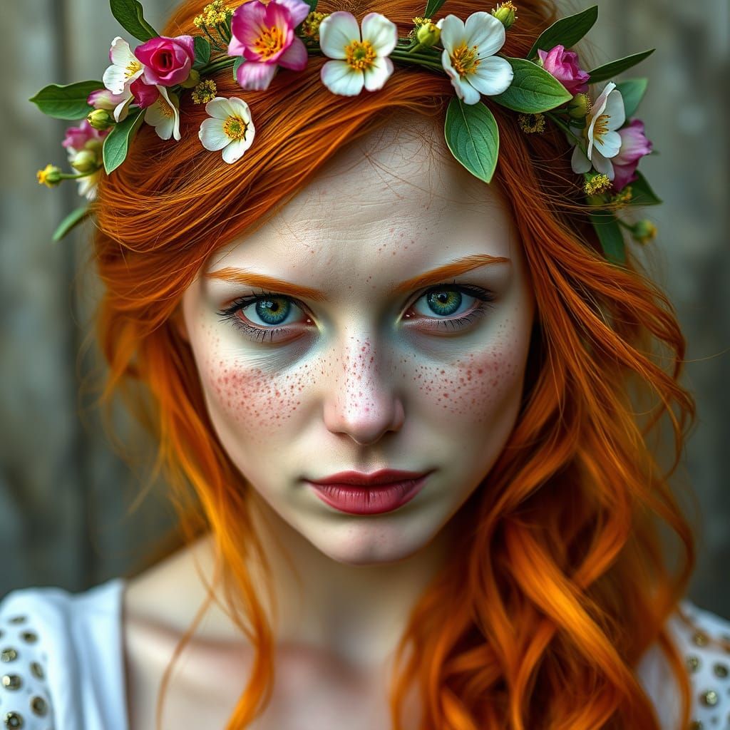 Ginger Goddess in Floral Bloom