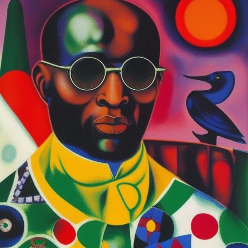 African Spirit: Postmodernist Clockwork Dreamscape