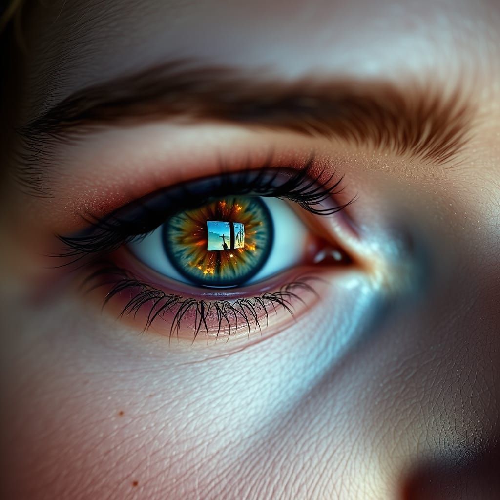 Nebula Eyes: A Macro Photograph