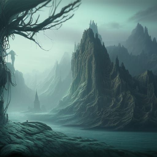 Fantastical Mental Disorder Matte Painting