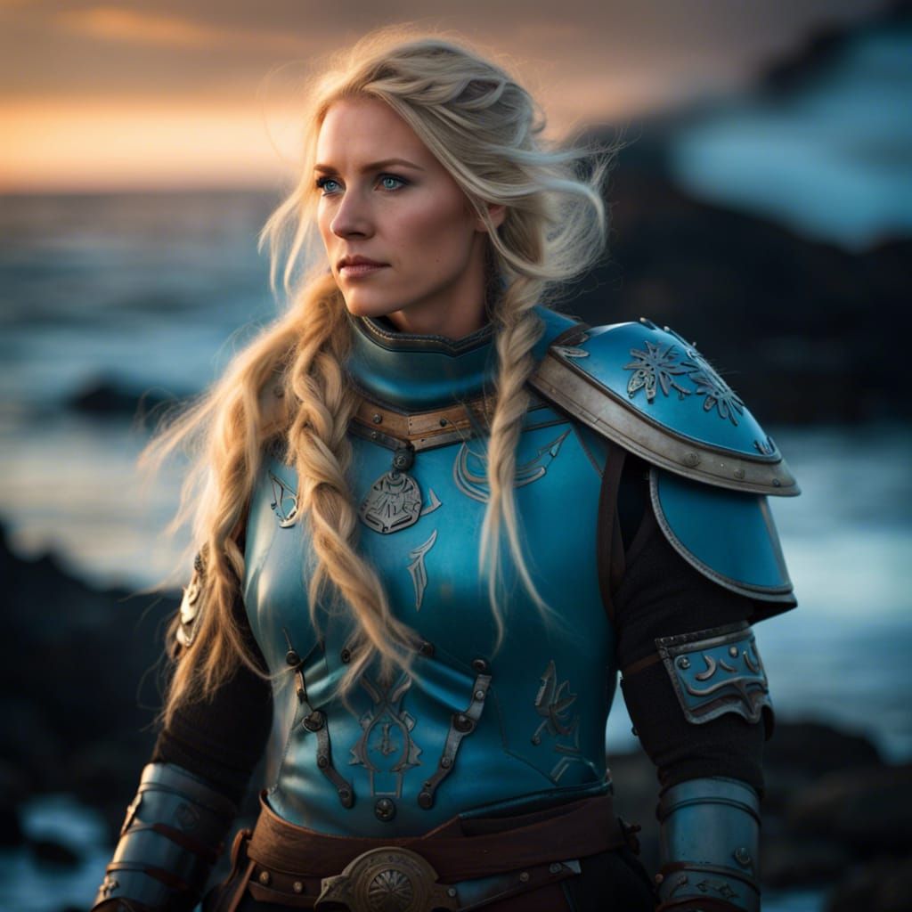Captain Astrid Fjordmaiden in Viking Armor