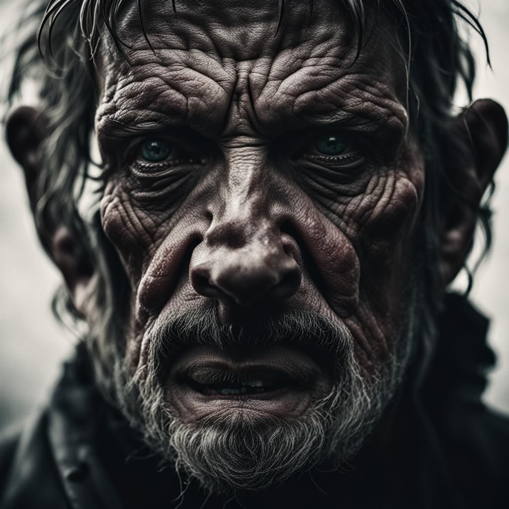 Creepy Faceless Medieval King Portrait