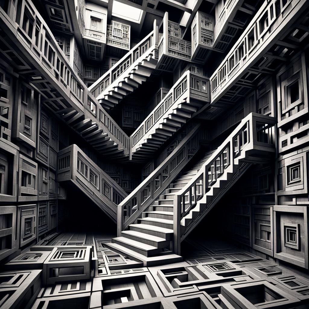 Impossible Boxes: M.C. Escher-Inspired 3D Art