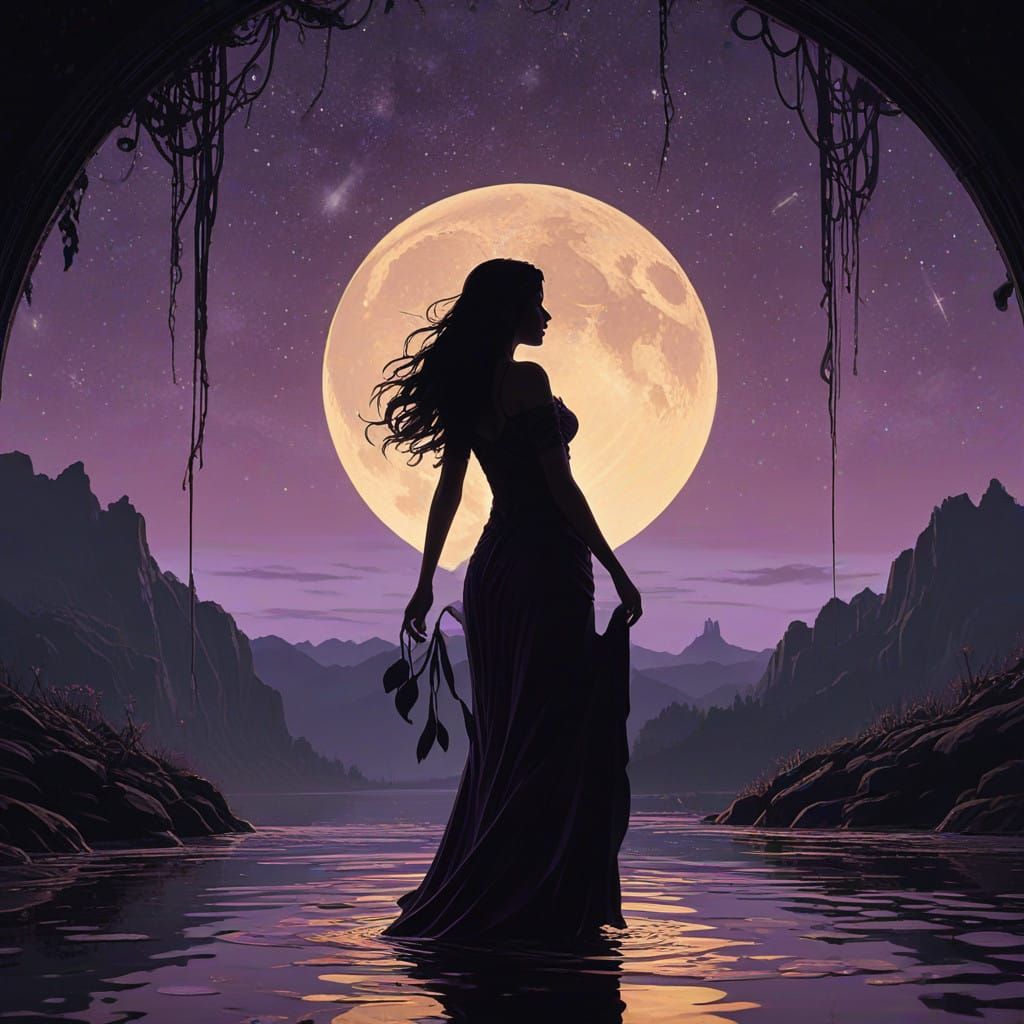 Maternal Figure Offers Comfort to a Lonely Shadow in a Starr...