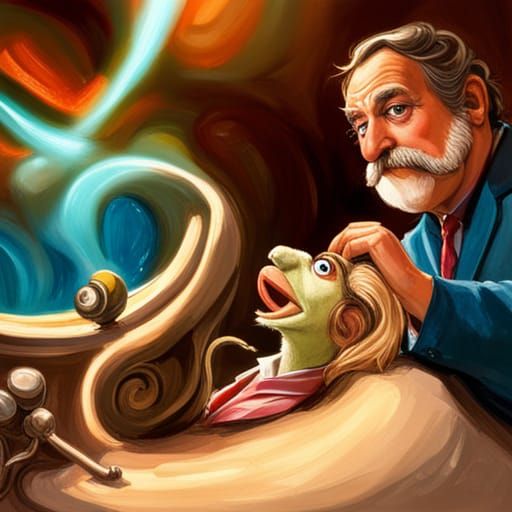 Muppet Show Backstage: Hyperrealistic Splash Art