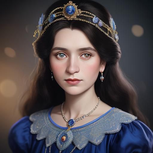 Princess Anastasia Holszanska: Feudal Era Portrait