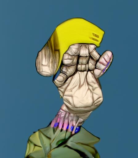Digital Rendering of a Human Hand