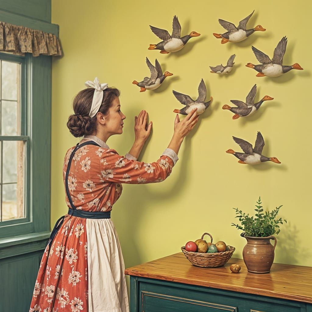 Hilda Ogden and the Flying Ducks