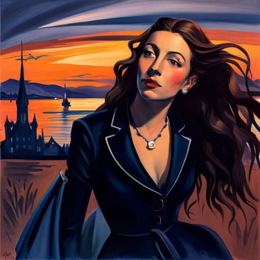 Jet-Powered Vampire in Fairycore Style