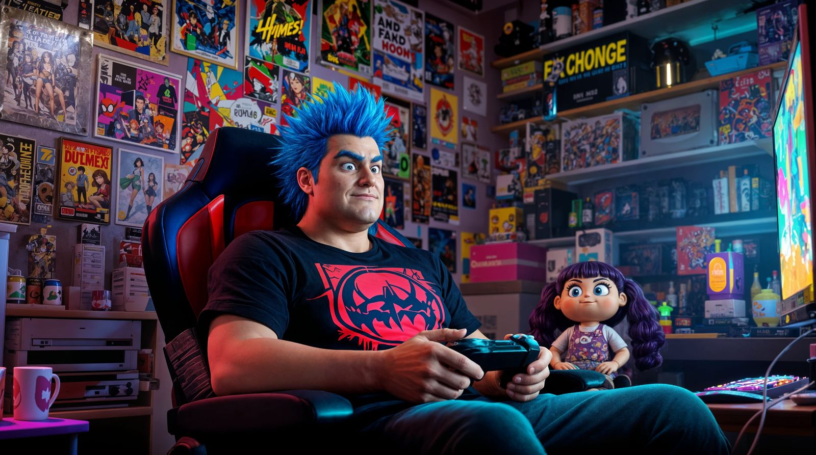 Cosplayer's Paradise in Vibrant 3D