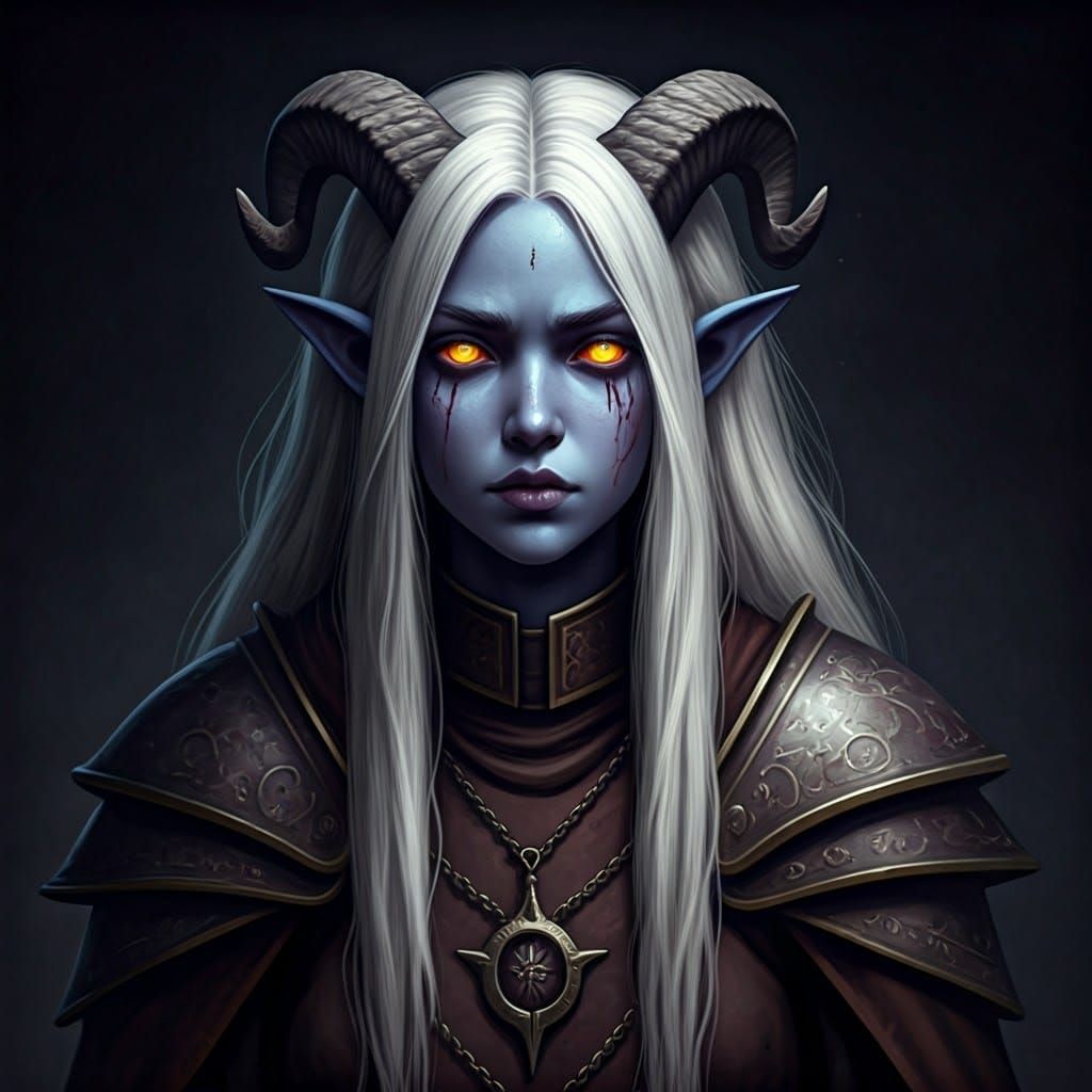 Tiefling Cleric of a Forgotten God