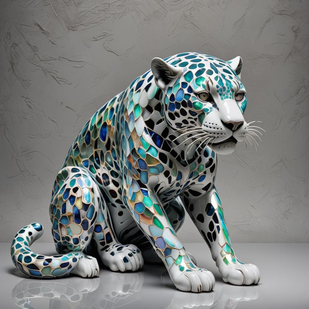 Porcelain Jaguar