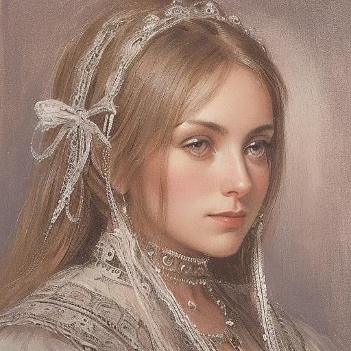 Simple AI Portrait of a Woman
