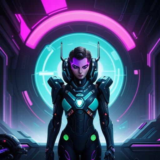 Cyberpunk Nova: Neon-Lit Ghost of StarCraft