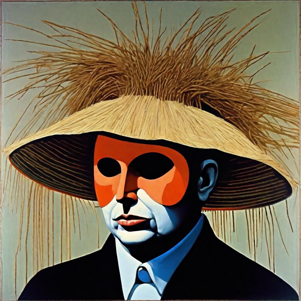 Figurative Abstract Portrait in Expressive Style