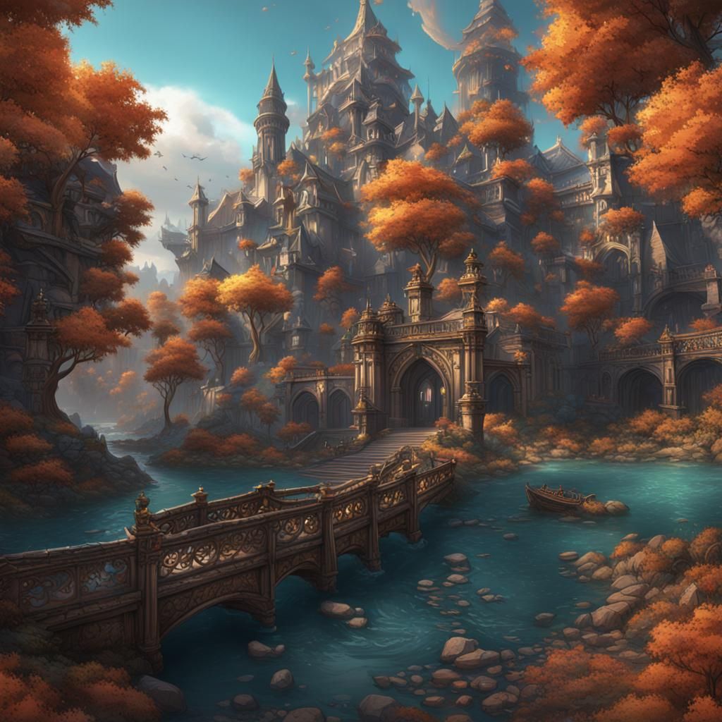 Fantastical Comic Art in Deep Color, 8K