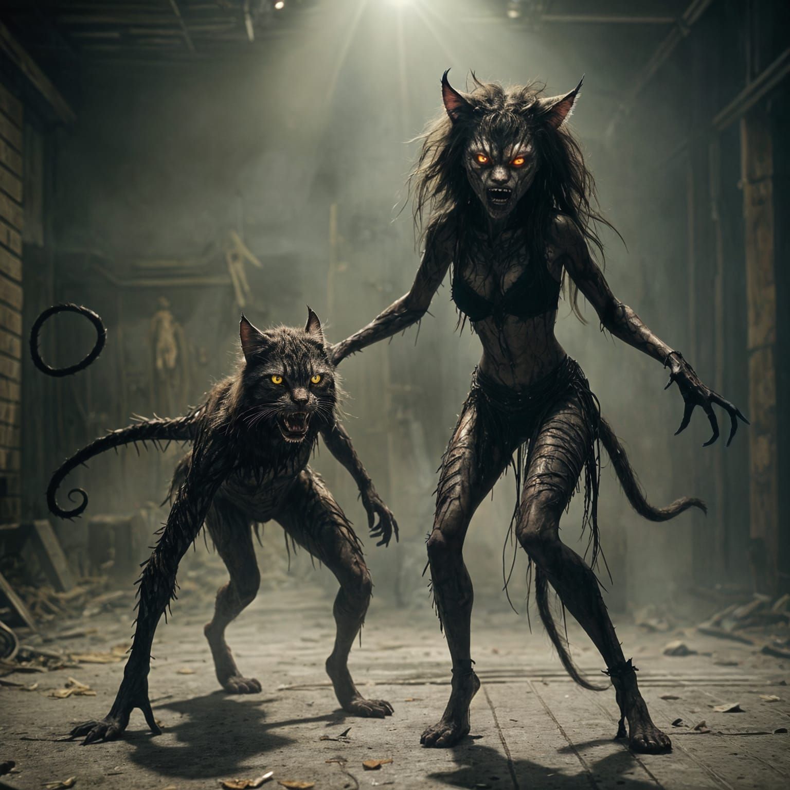 Werecat Transformation: Agony and Ecstasy in Grotesque Reali...