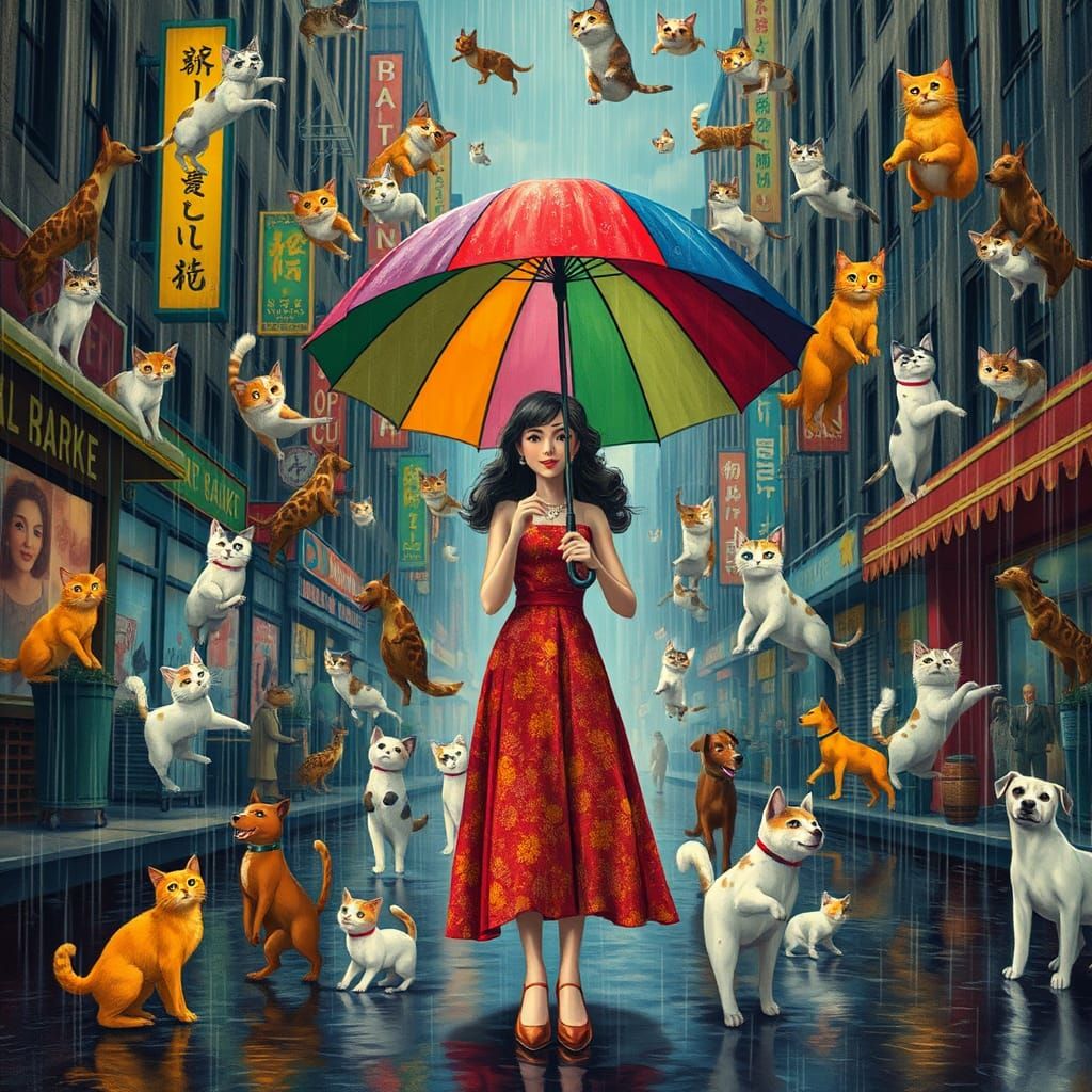 It’s raining cats and dogs
