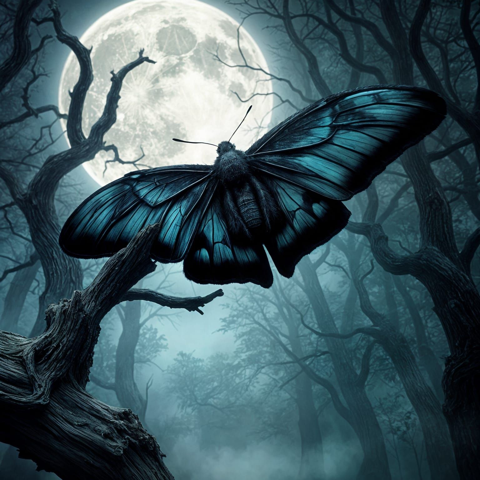 Midnight Moth in Epic Cinematic Style