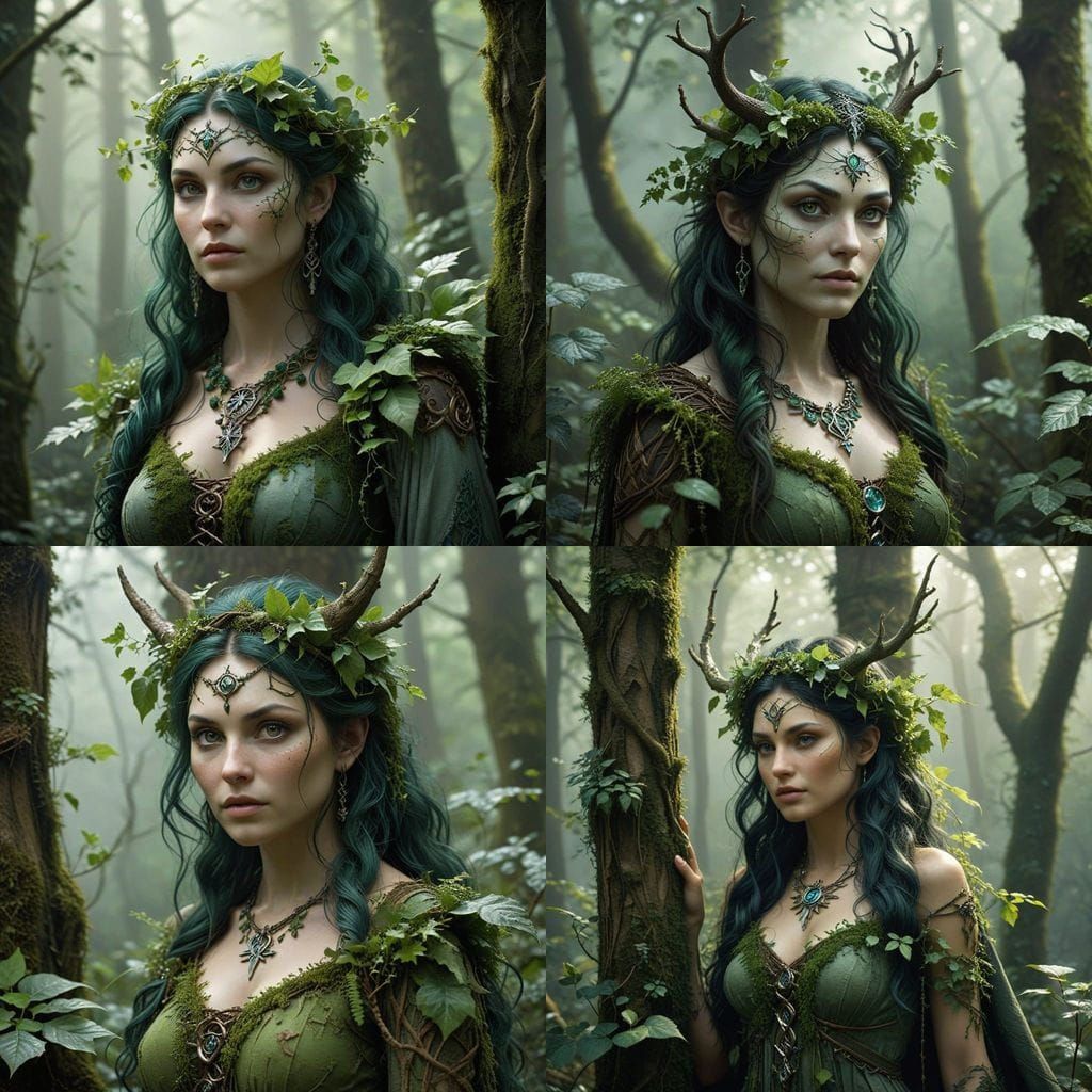 Ethereal Driad Leader of The Mystic Grove