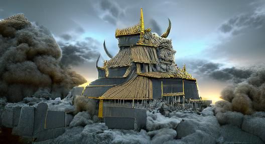 Apocalyptic Viking Temple Ruins