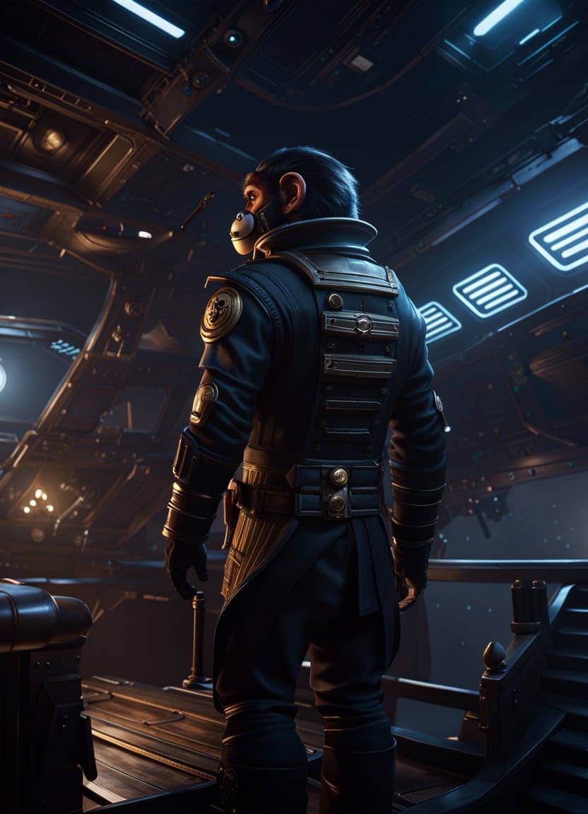 Space Pirate Monkey Captain!