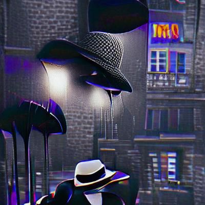 AI Generated Noir Image