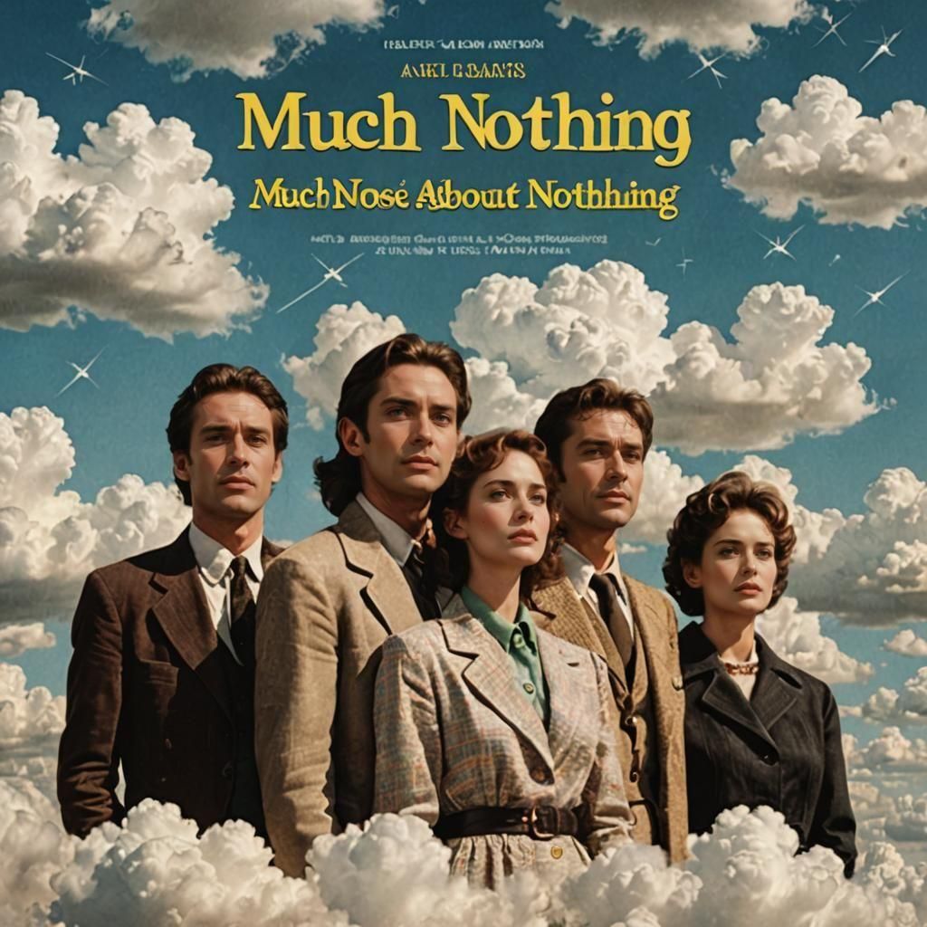 Vintage Film Poster: Much Noise About Nothing