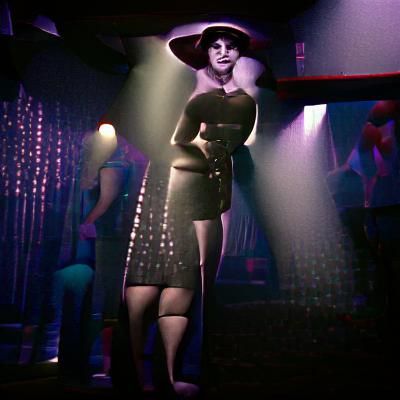 Film Noir Scene in a Gay Club