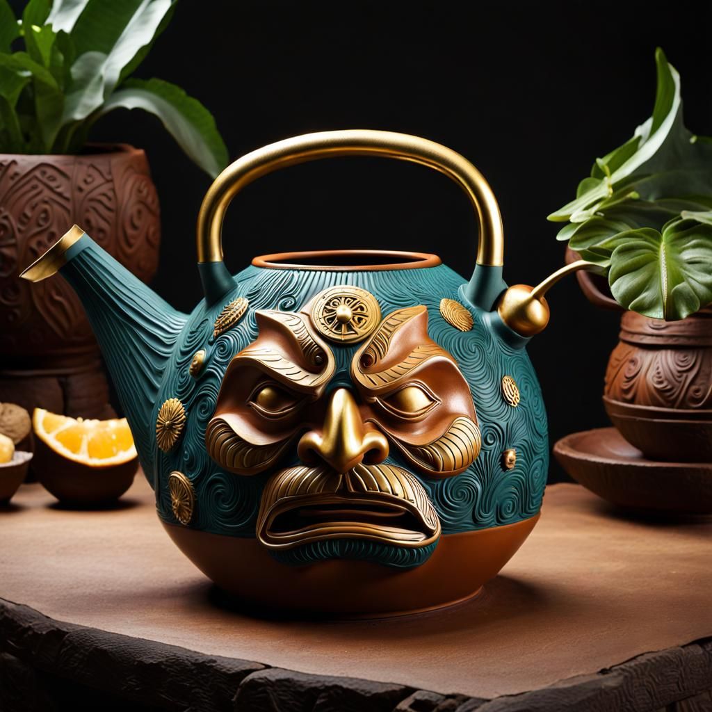 Eccentric Clay Pottery Chinese style