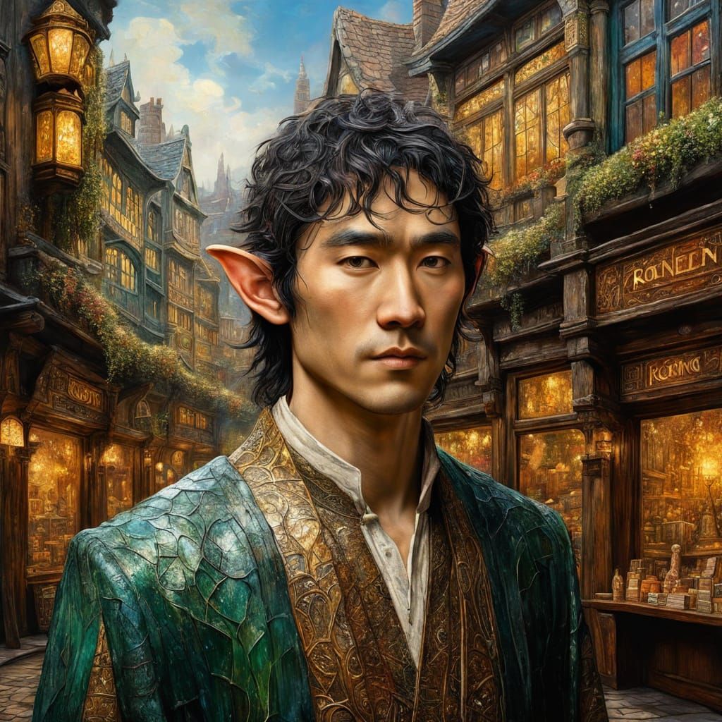 There's this hidden part of the city, called Elven Town by u...