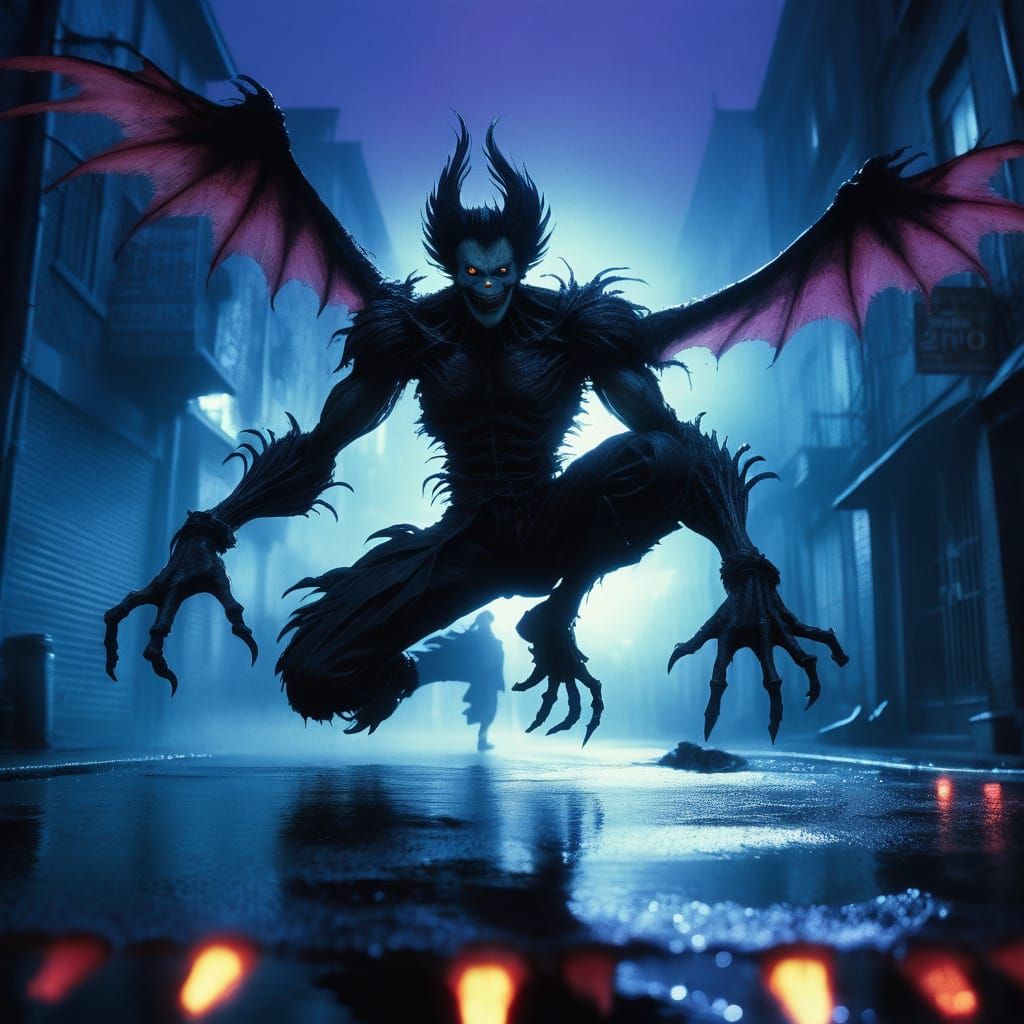 Ryuk Unleashes Fury on Dark City Alley